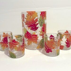 Yankee Candle Crackle Large Jar & Votive/T-Lite Holders - 5 Piece Set